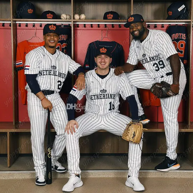 【SALE】MLB サンダー・ボガーツ　ユニフォーム Netherlands WBC Baseball Classic Jersey World Baseball