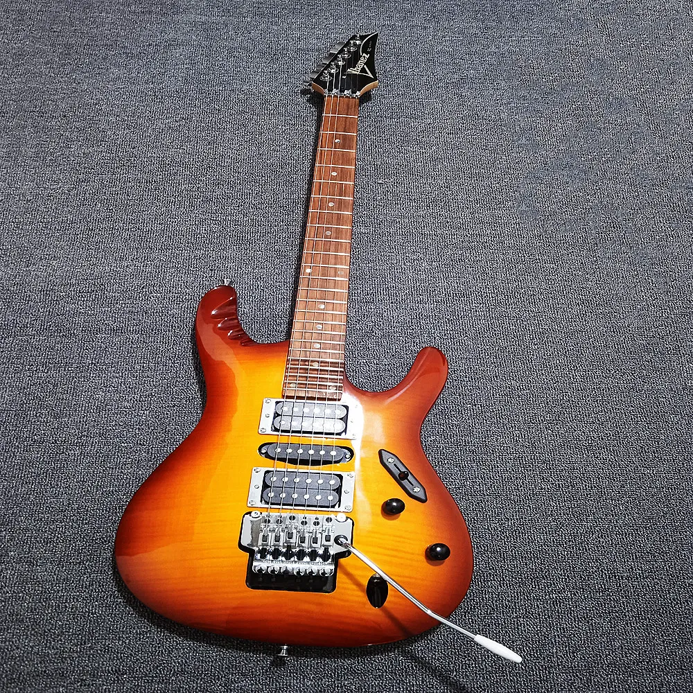 Nouvelle guitare électrique sunburst guitares 6 cordes