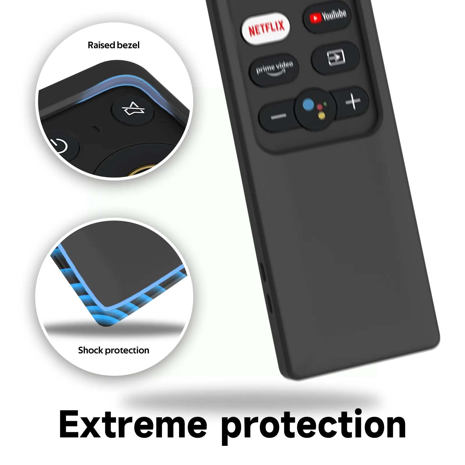 Housse de protection en Silicone pour Realme 32 "/43", pour clé TV CY1710, télécommande vocale, Anti-chute, Anti-poussière