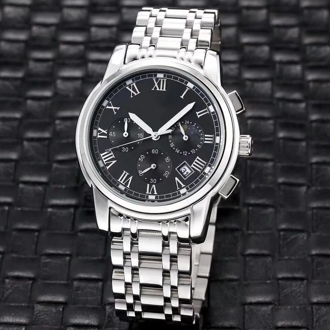 Waterproof Quartz Watch: 2024 Luxury Fashion For Men, Stainless