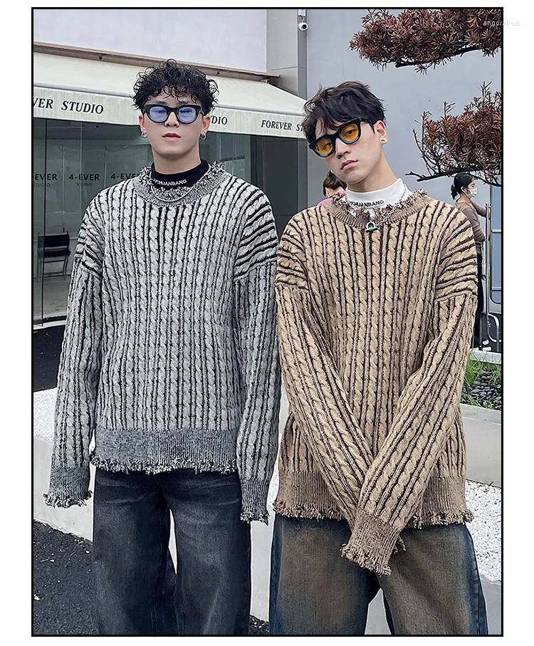 Men's Sweaters J1264 Fashion Men's 2023 Runway Luxury European Design Party Style Clothing