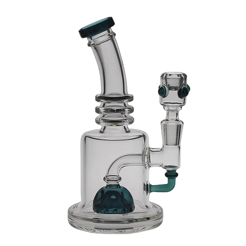 SAML 21.5cm boyunda bong nargile mini yumurta fab percolator bongs sigara su boruları kalın cam dab teçhizat eklem boyutu 14.4mm pg3005