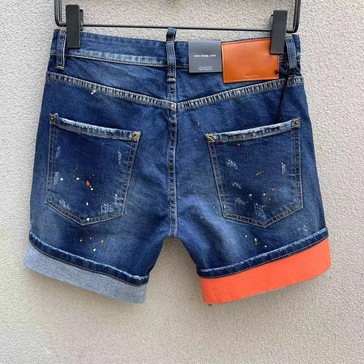 DSQ Phantom Turtle Jeans Men Jean męsku luksusowy projektant chude zryta chłodna przyczynowa dziura dżinsowa marka mody Fit dżinsy man umyk 254J