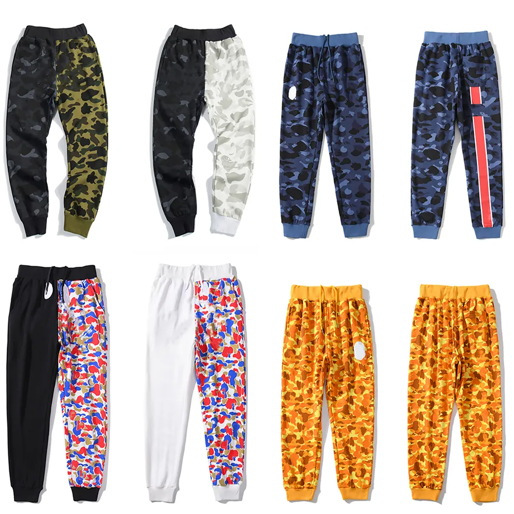 squalo designer Bathing ape mens Pantaloni Giappone Pantaloni cargo da uomo con logo ricamato di alta qualità Miss pantaloni della tuta Miss fashion joggers M / L / XL / XXL