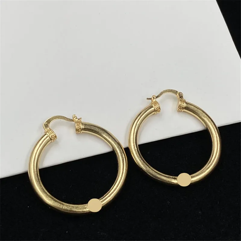 Round Arc Eardrop Head Tail Exquisite Lines Charm for Women Light Bend Female Ear Stud with Box