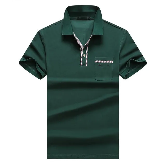 Luxury Italian Designer Polo Shirt: Premium Men's Embroidered Printed Short  Sleeve Fashion Work Casual Comfortable Fit M-3XL