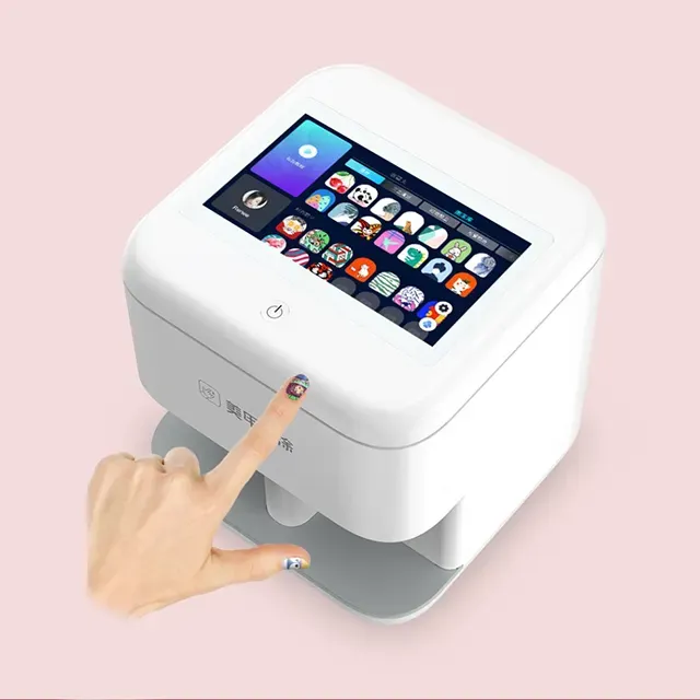 o2 nail printer - YouTube