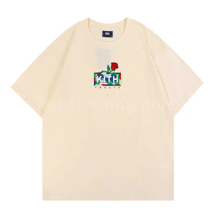 605 A115 Kith Tom ve Jerry T-Shirt Tasarımcı Erkekler Tops Kadınlar Sıradan Kısa Kollu Susam Sokak Tee Vintage Moda Giysileri Tees Tee Tee Endy Boy