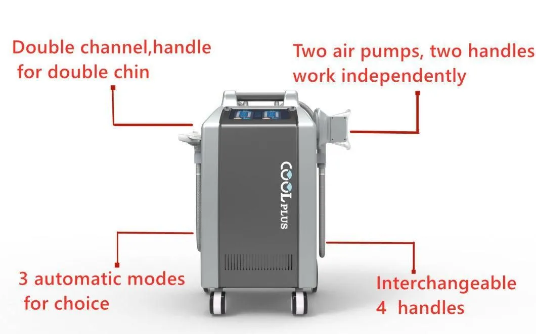 4-Handle Double Channel Cryolipolysis Fat Freezing Machine for Body Slimming