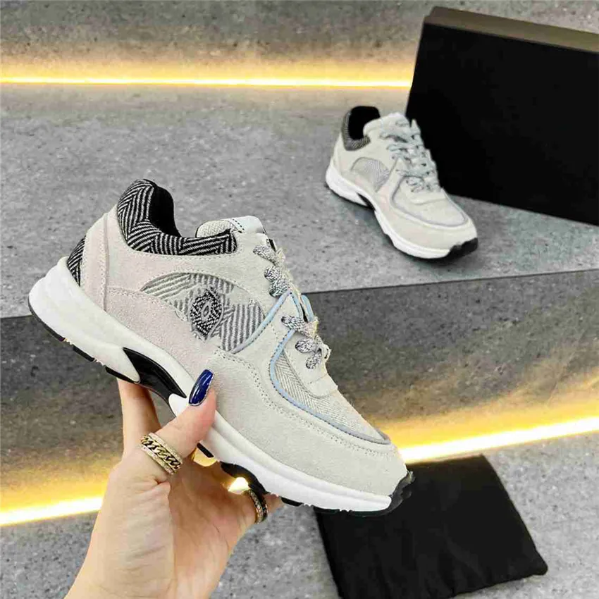 Chanelllies Luxury CF Shoes Design Bowling Fashionable Mens and Womens Letter Casual Outdoor Sports Shoes 01-5-03