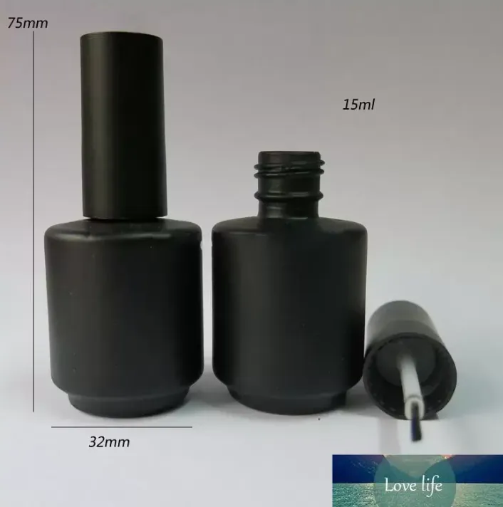 50 x 15ml black empty nail polish bottle 15cc black nail enamel bottle black glass bottle with brush cap