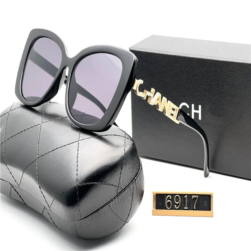 Designer-Sonnenbrille für Damen und Herren, Cat-Eye-Modell, Brillen, spezieller UV-Schutz 400, Buchstaben, großes Bein, Doppelstrahlrahmen, Outdoor-Design, Legierung