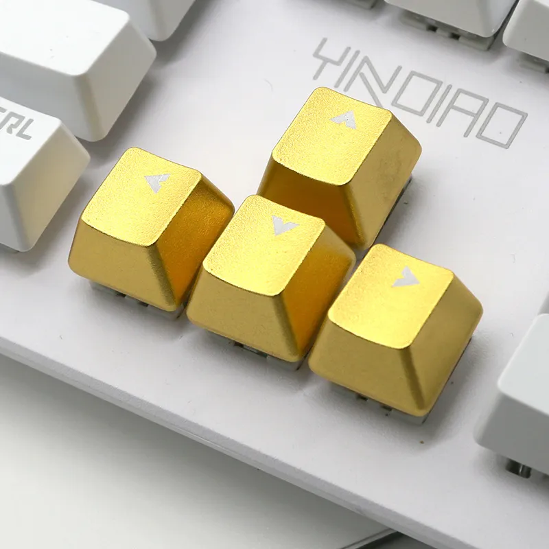 Aluminum Gaming Single Keycaps With WASD Up/Down/Left/Right Direction