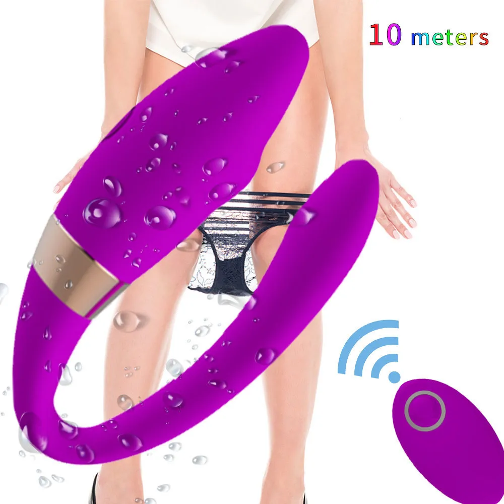 Vibratorer 10 Speed ​​G Spot Vibrator Wireless Remote Control Clitoris Stimulator Wearable Panties Dildo Vibration Egg Sex Toys For Women 230314