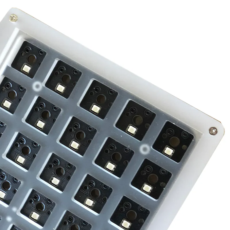 QMK via toetsenbord 25 Key Mechanisch programmeerbaar programmeermacro -toetsenbord 5x5 Snelkoppeling RGB Light Aangepast toetsenbord PS Office