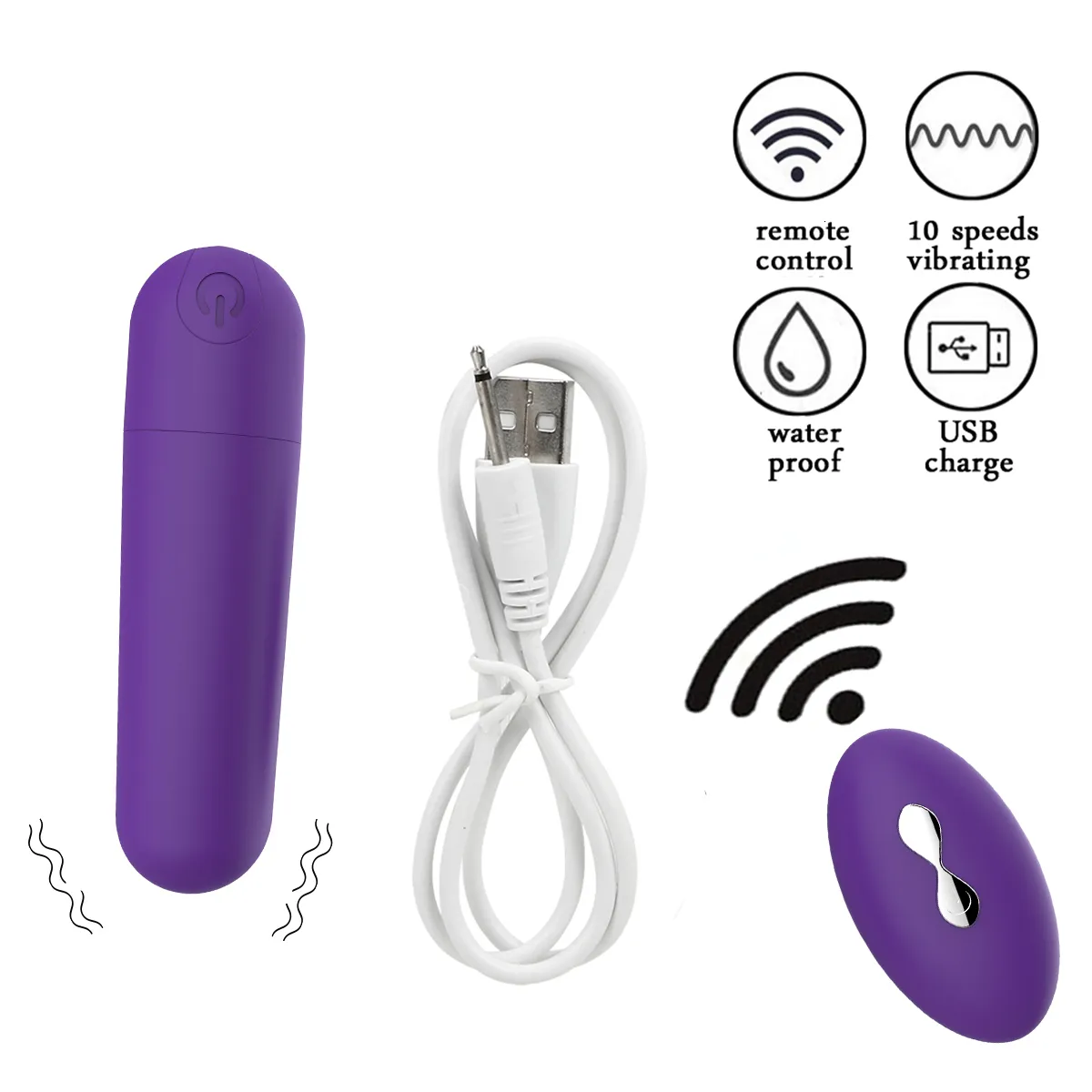 Vibrators Vibrating Panties 10 Function Wireless Remote Control  Rechargeable Bullet Vibrator Strap on Underwear Vibrator for Women Sex Toy  230404