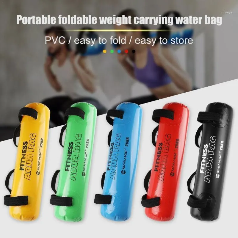 Acessórios Fitness Water Bag Aqua Sandbag Treinamento Muscle Exercrime Workout Bodybuilding bolsa em casa