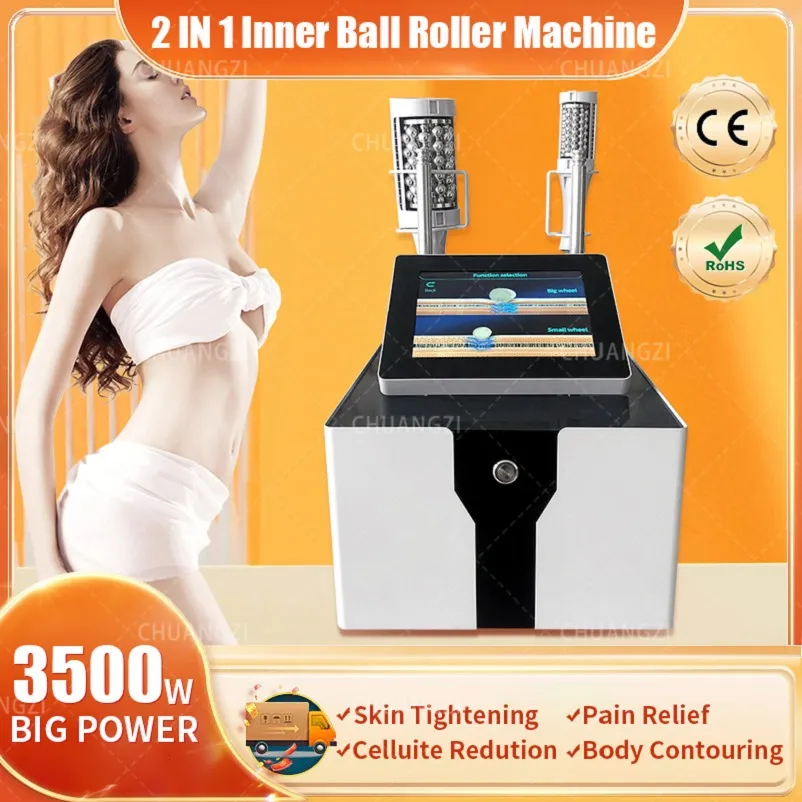 Inner Ball Roler Annat skönhetsutrustning Vibrationssystem Kropp Slimmande åtdragande celluit Redution Relief Body Contouring Machine