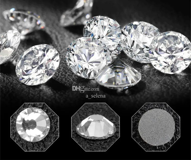 Crystal Nail Rhinestones 3D Glass Diamond Gems For DIY Nail Art