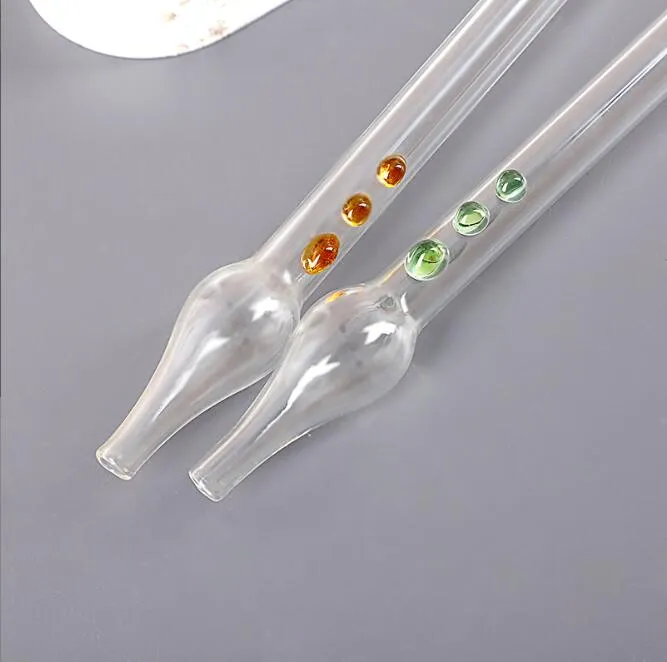 20cm Pyrex 파이프 탄수화물 수확 채널 오일 버너 꿀 수집가 흡연