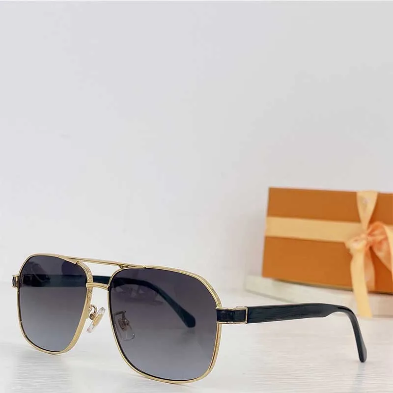 Hochwertige Marken-Designer-Sonnenbrille Z1223, Metallrahmen, Herren-Freizeit-Fahrsonnenblende, Lunettes De Soleil, mit Originalverpackung