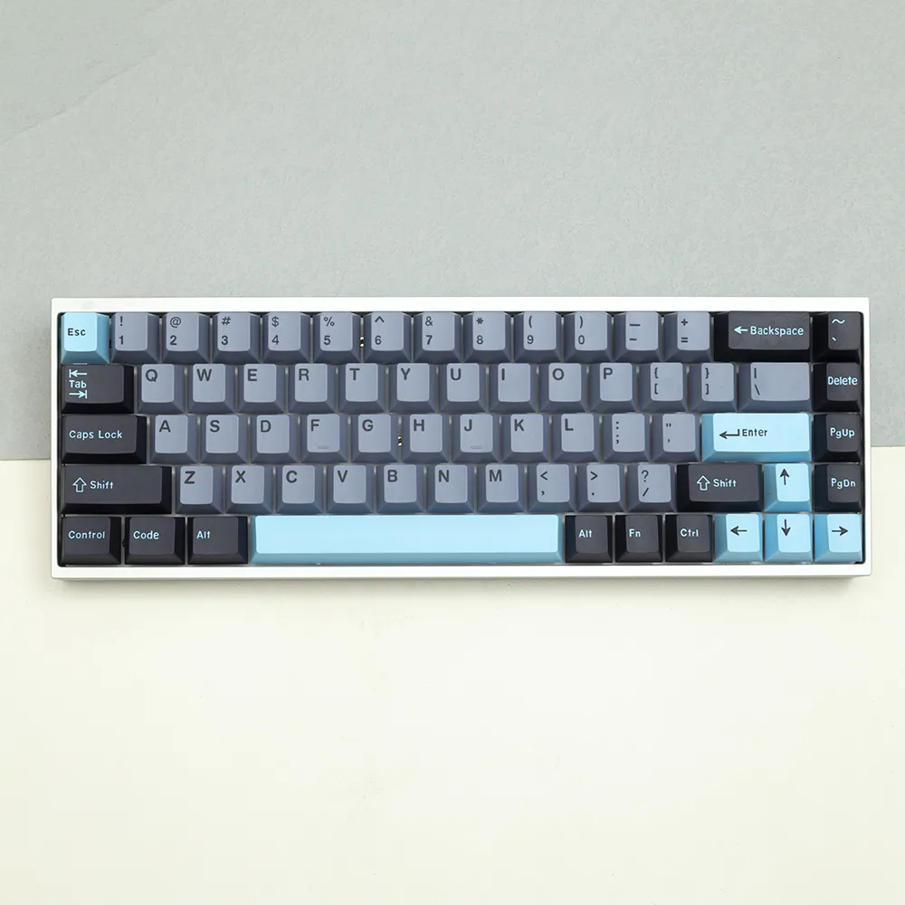 173 Keys GMK 80082 Keycap Set, Cherry Profile Blue Keycaps, ABS