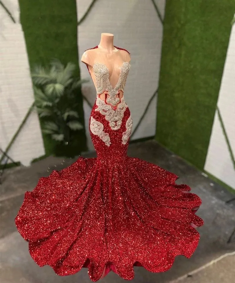 Sexy Spaghetti Straps Side Slit Mermaid Long Prom Dresses With Feather, PD0978 Sexy Spaghetti Straps Side Slit Mermaid Long Prom Dresses With Feather, PD0978