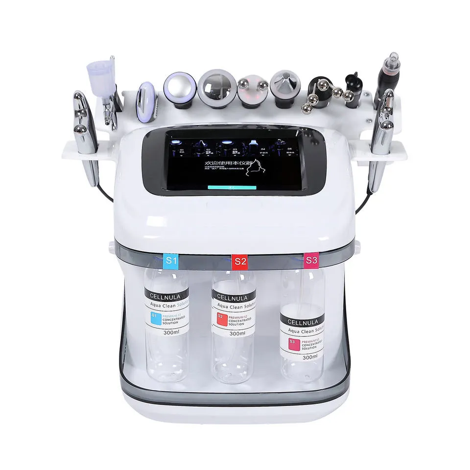 2023 احترافية microdermabrasion متعددة الوظائف Hydra Oxygen Facial Aqua Peel Machine Skin Rejuvenation