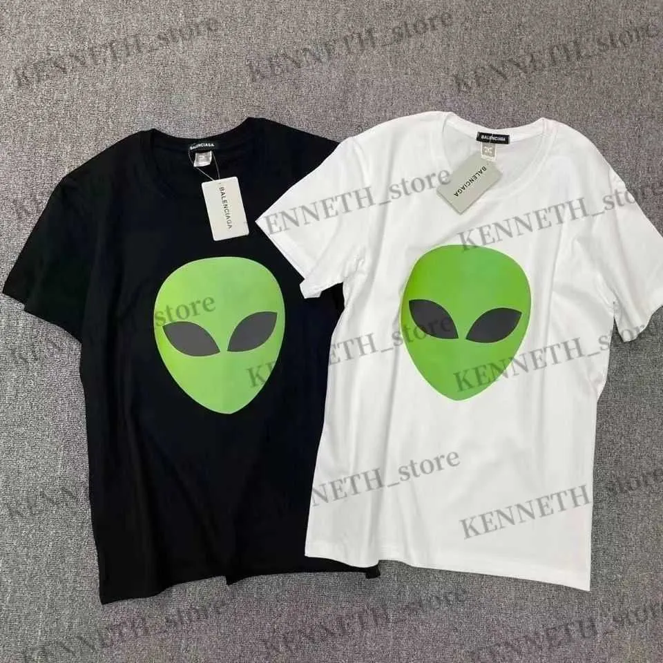 T-shirts pour hommes de haute qualité imprimé Alien parisien à manches courtes printemps/été 2023 nouveau T-shirt T230314