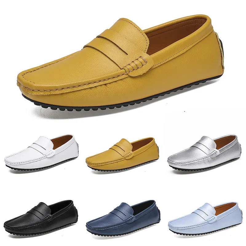 GAI scarpe casual da uomo Tinta unita neri bianchi traspiranti Silvers taupe dlives grigio scuro blu giallo jogging camminando basso morbido Multi sneaker da uomo outdoor trainer GAI