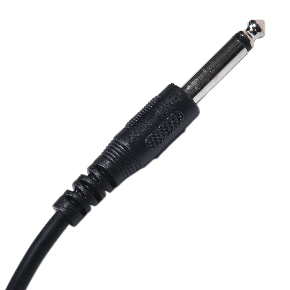 Câble d'ampli de guitare 3M Patch Patch Cordon Guitare Amplificateur Amp Cable de guitare avec 2 bouchons noirs