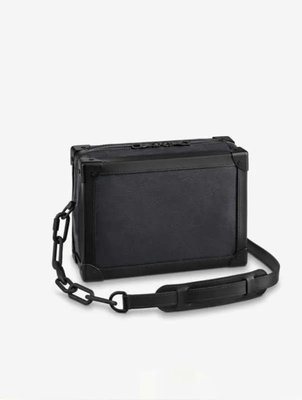 Lüks erkek moda kişilik omuz çantası messenger çanta yumuşak tasarımcı çanta zinciri pürüzsüz deri küçük kare çanta moda kadın alışveriş çantası çanta
