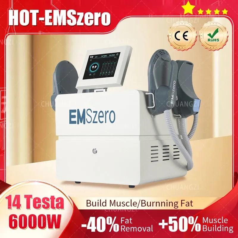 Apparecchiature RF 14 Tesla EMSZERO NEO Hi-emt Corpo elettromagnetico Dimagrante Rimozione del grasso Costruisci il muscolo Salone della macchina EMS