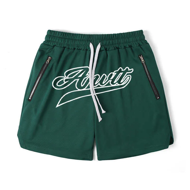 Men's Shorts 2022 New Men's Shorts Summer Quick-dry Mesh Casual Sweat Bermudas Men Green Homme Brand Clothing Beach Shorts Male G230315