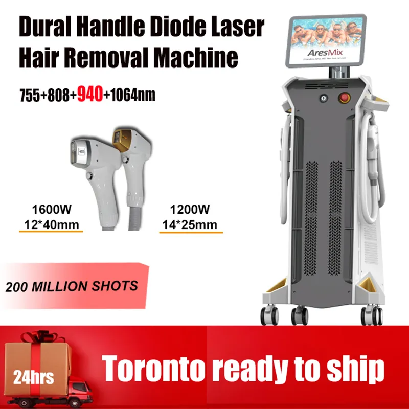 755nm 808nm 1064nm Diode Laser Hair Removal Machine