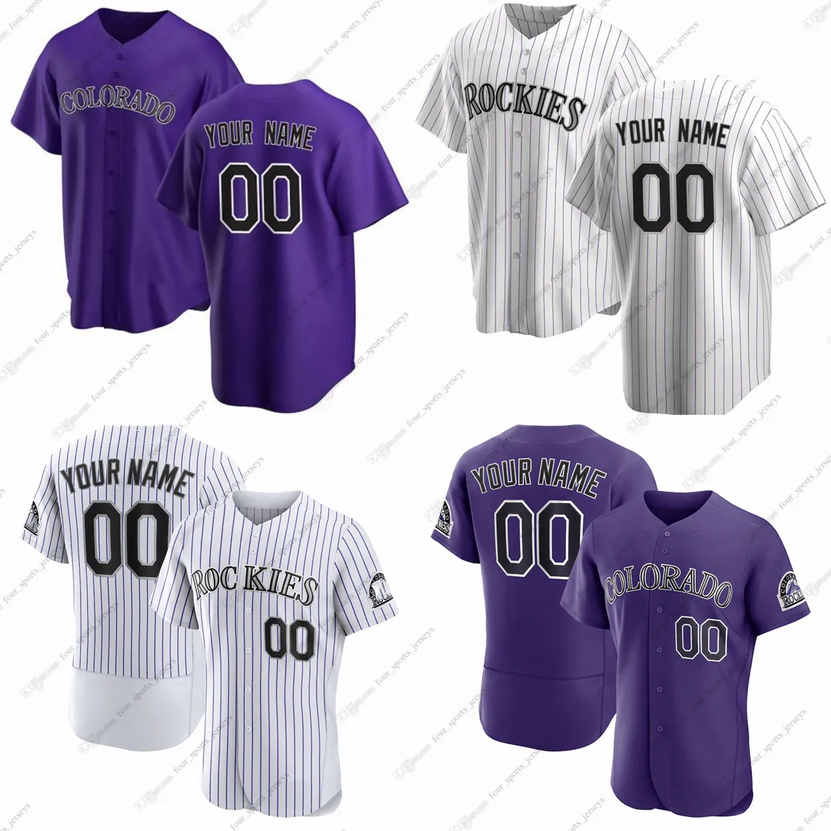 2023 Rockies Baseball Jerseys Custom Jose Urena Elias Diaz Brian Serven CJ Cron Ryan McMahon Elehuris Montero Brendan Rodgers Ezequiel Tovar9 Charlie Blackmon