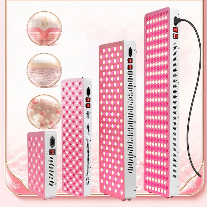 Full Body Infrared Led Infra Red Light Therapy Lamp Panel Face Bodys Device Lamp 300w 600w 1000w 1500w Portable Home Beauty Instrument