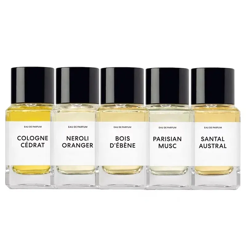 Perfume de designer Cedrat Neroli Orange Bois d'Ebene Parisan Musc Santal Austral Encens Suave Radical 7 types Navire rapide de haute qualité