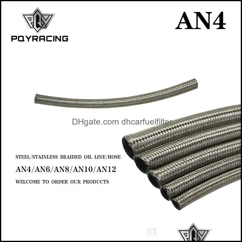 Accesorios Pqy An4 4An 5,6 mm / 7/32 Id Acero inoxidable Trenzado Línea de combustible y aceite Manguera de agua Un pie 0. Pqy71111 Drop Delivery Mobiles Mot Dhbxu