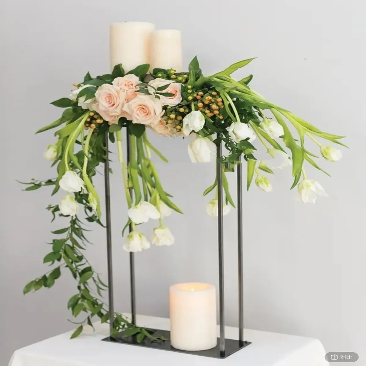 Imake660 Soporte Para Flores De Boda, Color Negro, Candelabro Con Luz LED,  Centro De Mesa Para Arreglos Florales Y Decoración De Mesa De 25,36 € |  DHgate, image size:1200x1200