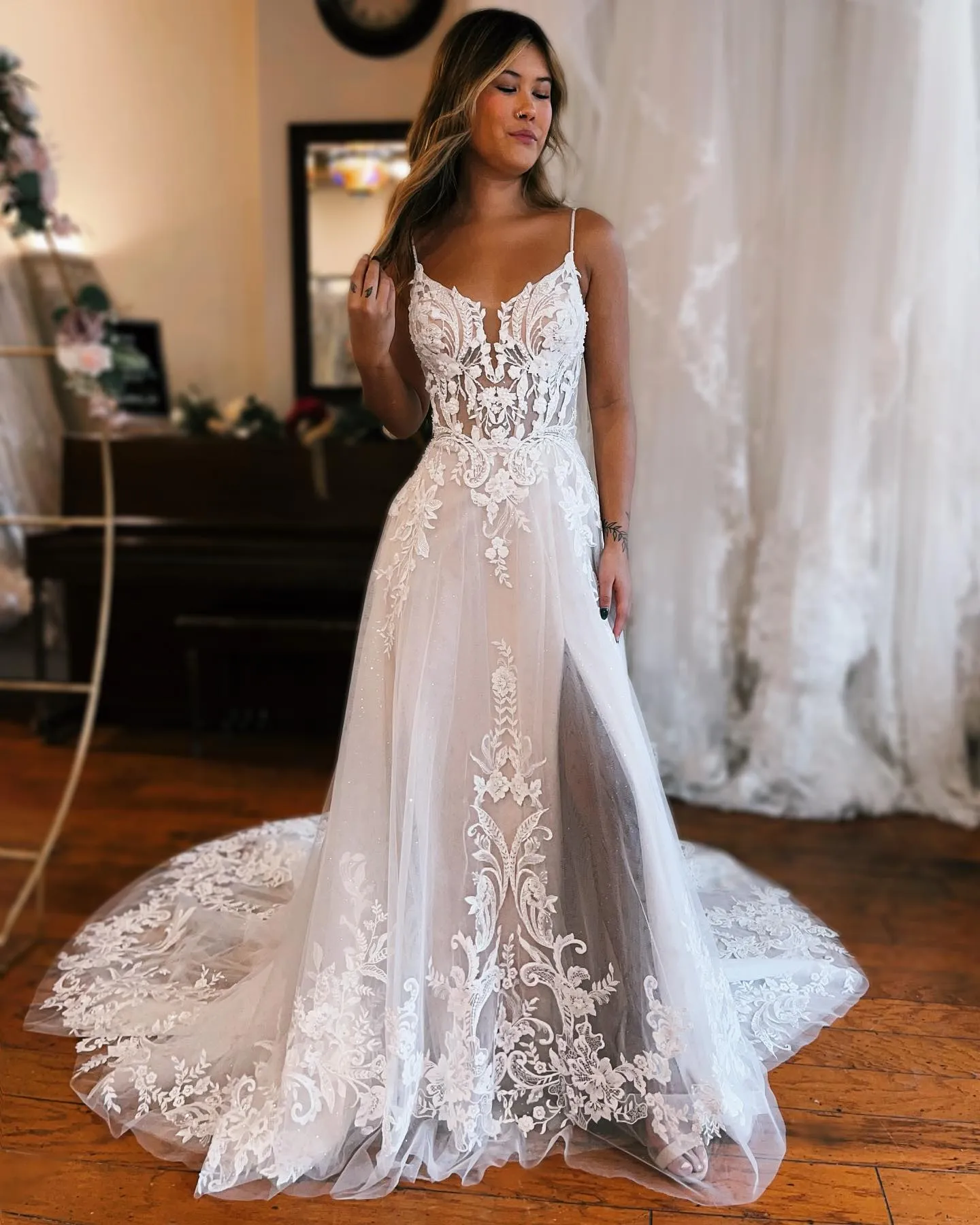 Encaje Vestidos Largos De Color Blanco Corte Ingls Vestidos