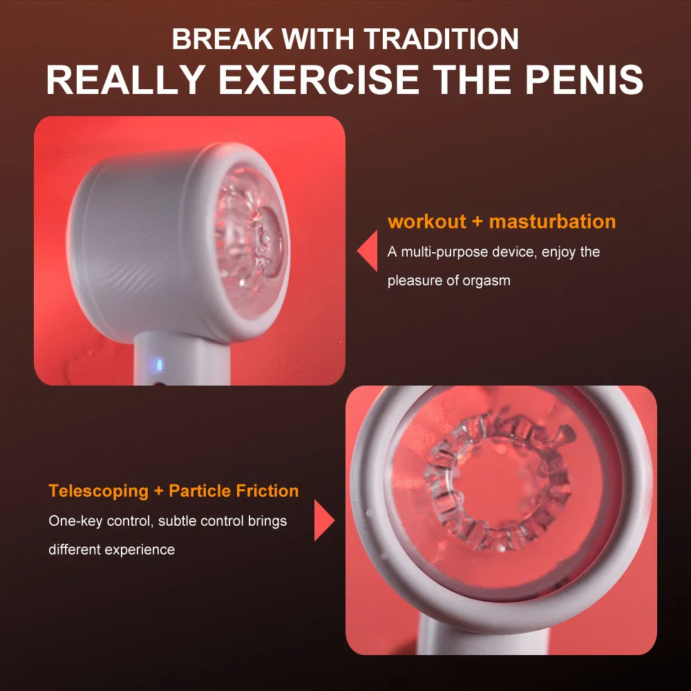 Masturbatoren Automatischer männlicher Masturbator Cup Real s Blowjob Oralsex hine Masturbation Vibrator Spielzeug für_voghion.com