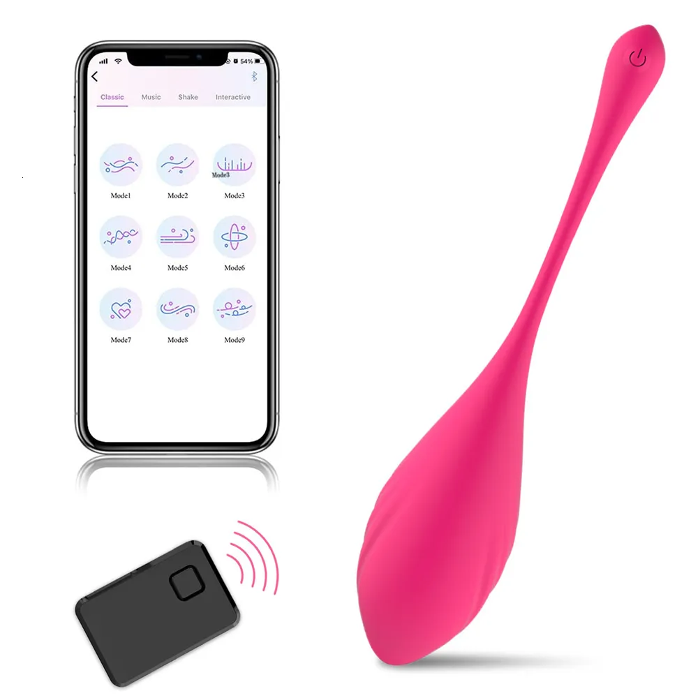 Vibratoren Drahtlose Fernbedienung Vibrierendes Ei Sexspielzeug Für Frauen G-punkt APP Vibrator Klitoris Vagina Stimulation Weiblicher Masturbator 230314