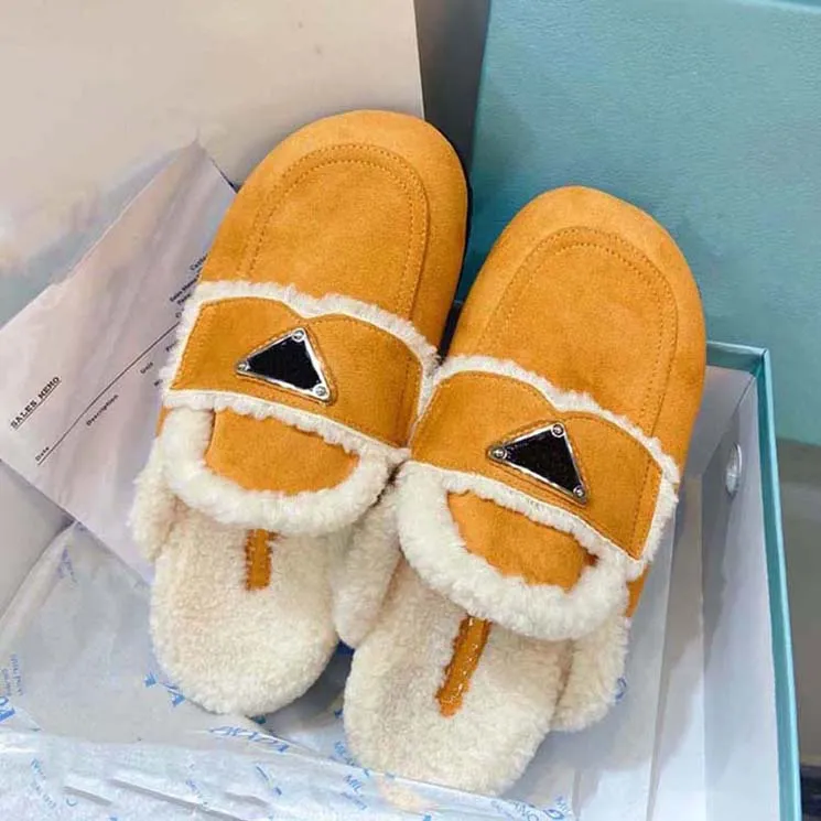 Designer sheepskin slippers sales