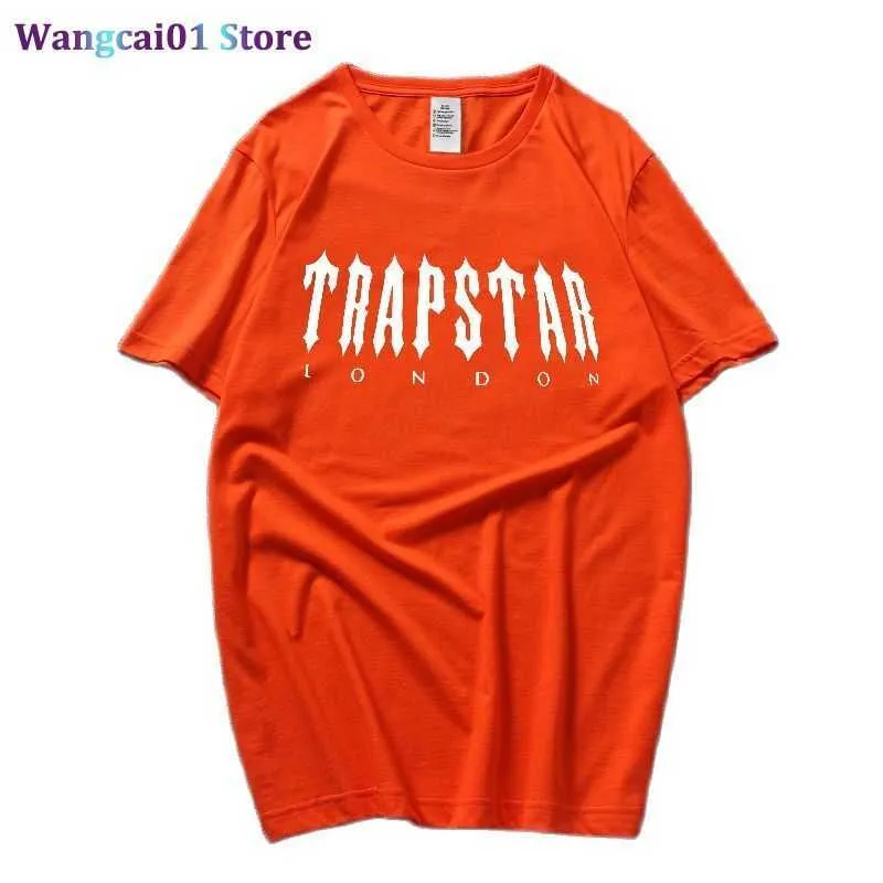 wangcai01 DIY T-Shirt Trapstar Men's T Shirt Cotton Summer tters Print Oversized T- Shirt Fashion Women's Hip Hop Streetwear Brand Tee Free Shipping 0315H23