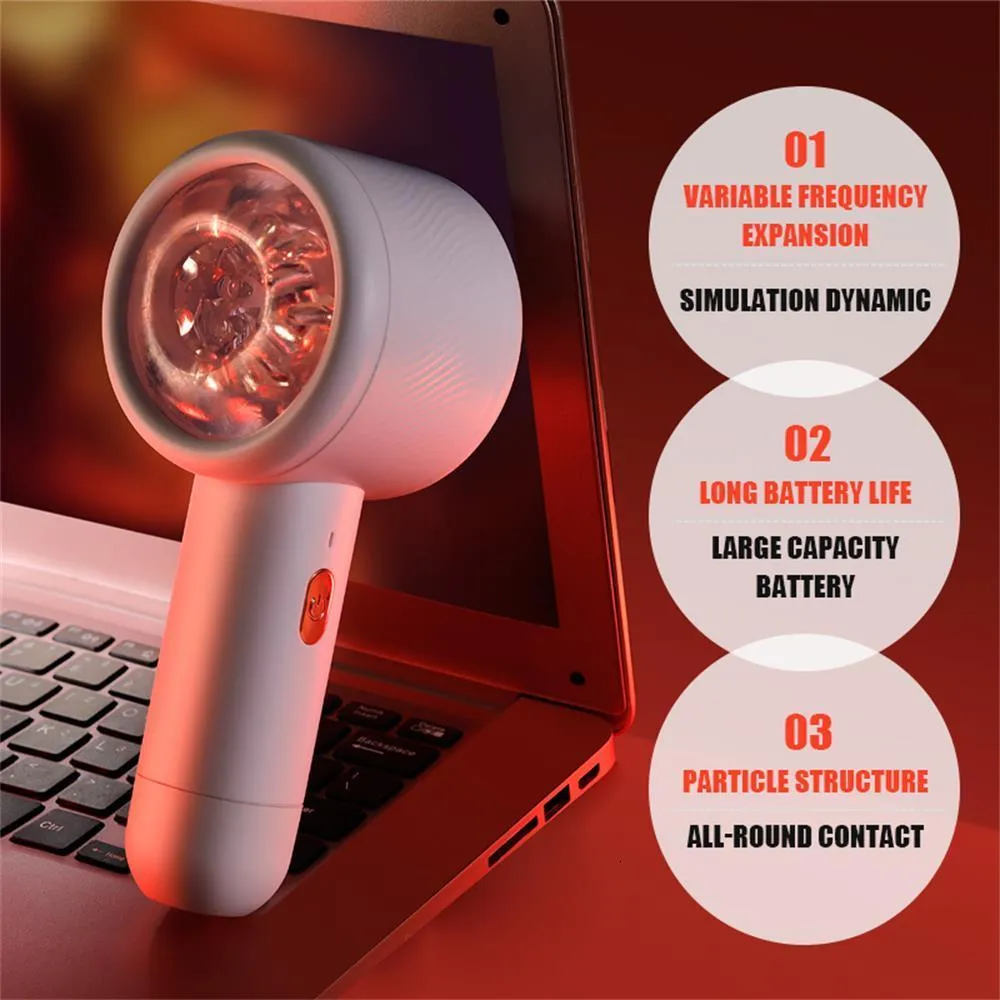 Masturbatoren Automatischer männlicher Masturbator Cup Real s Blowjob Oralsex hine Masturbation Vibrator Spielzeug für_voghion.com