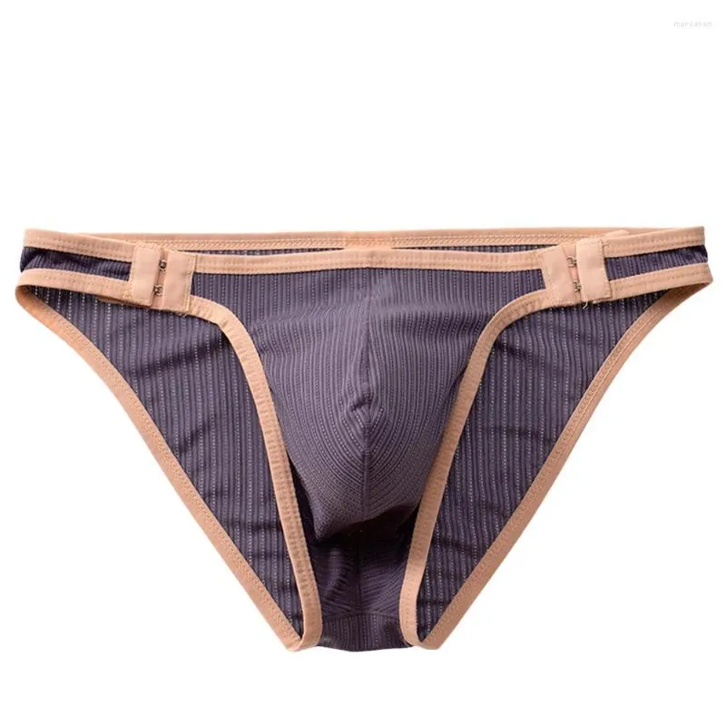 Onderbroek mannen verstelbare taille -instructies vaste lage taille uitpuilende zak comfortabel ondergoed persoonlijkheid mannelijk comfortabel slipje a50