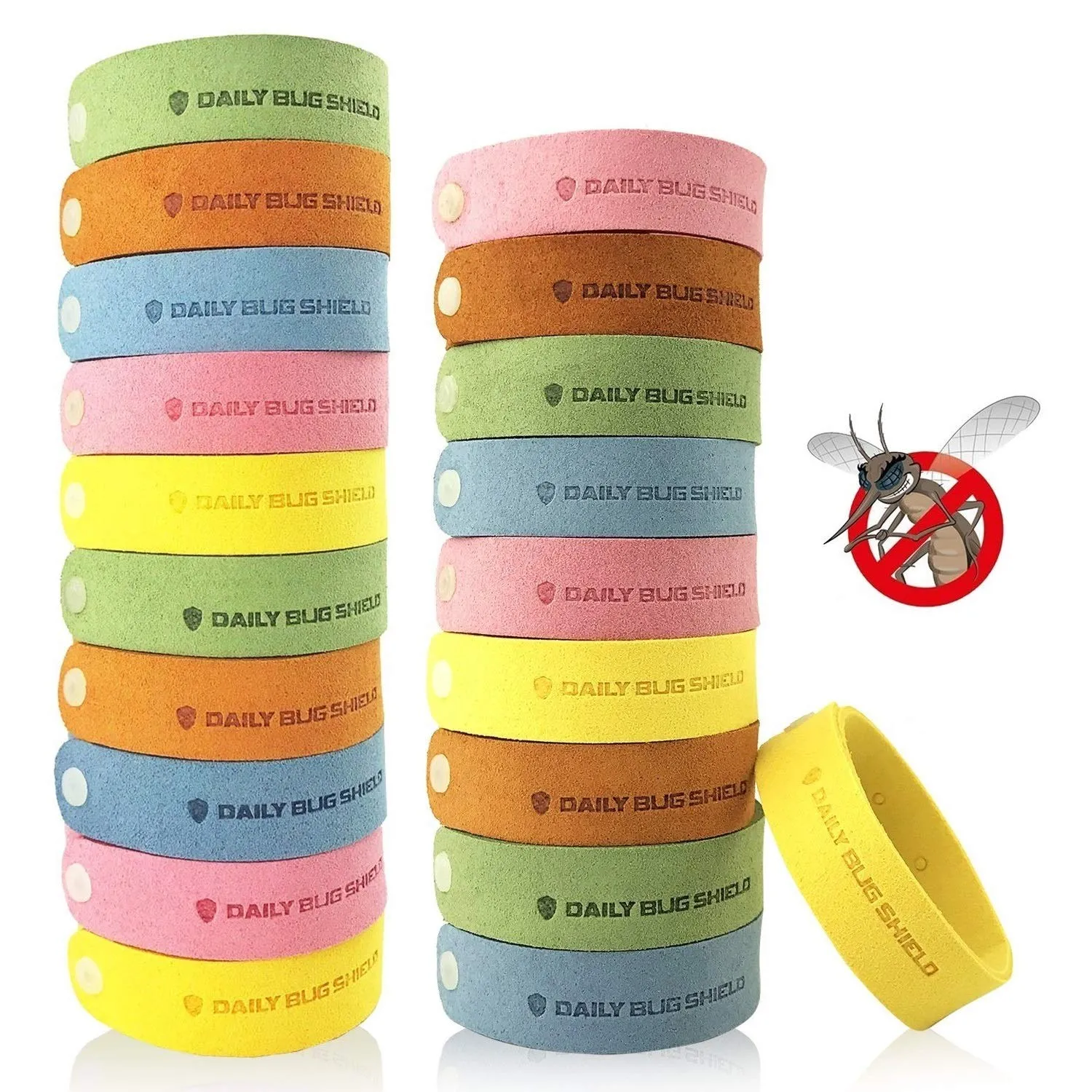 Pestects Mosquito Repellent Bracelet 12 Pack, Adjustable Leather Deet-free  Natural Insect Mosquito Bands For Adults & Kids, 300 Hour Insect Repellent  | Fruugo NO