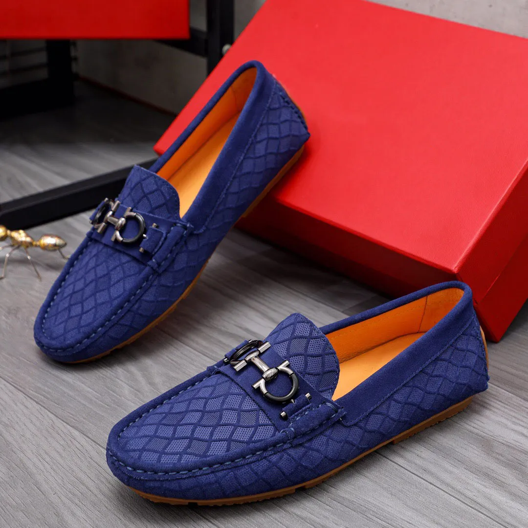 2023 Mens Designer Fashion Loafers Men Business Office Work Work Formal Tool Brand Designer Party Wedding Flats размер 38-44