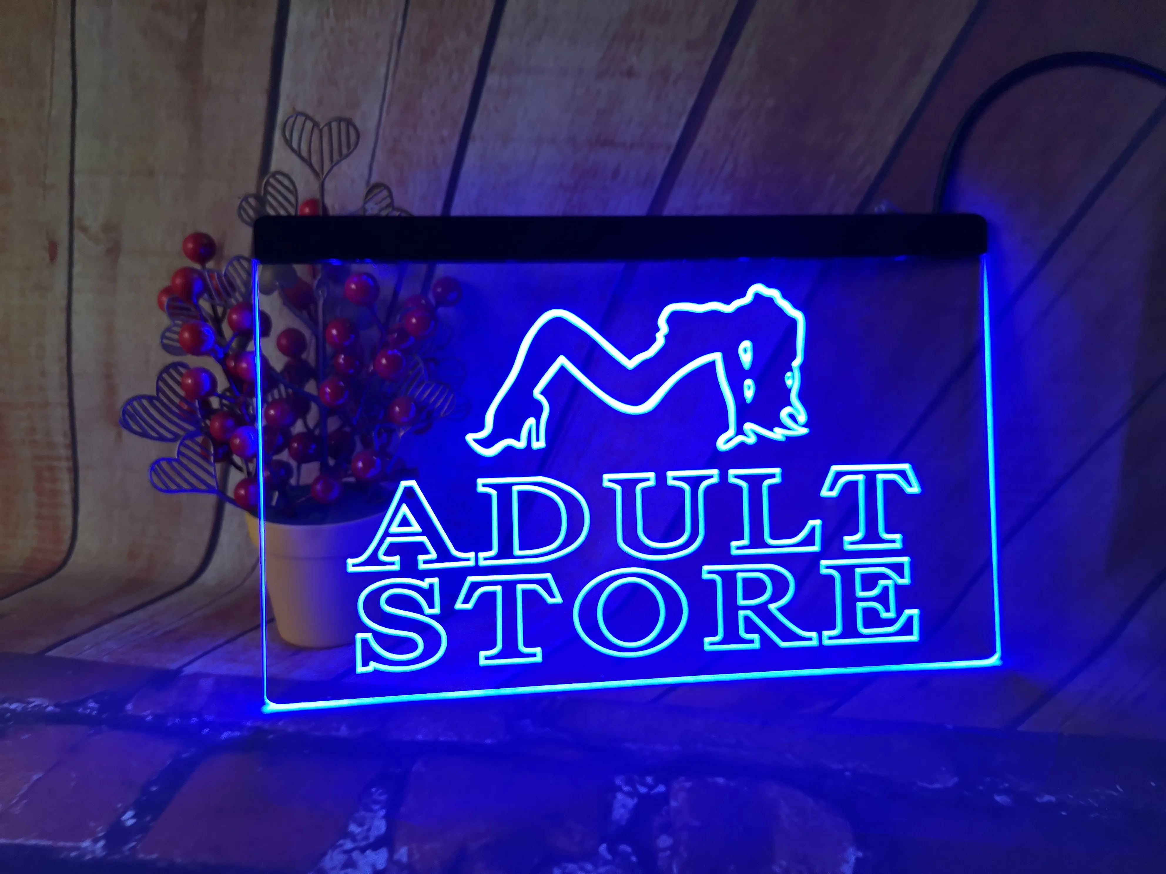 Magasin pour adultes, jouets, magasin de filles, bar à bière, pub, club, signes 3d, panneau lumineux LED néon, artisanat de décoration pour la maison